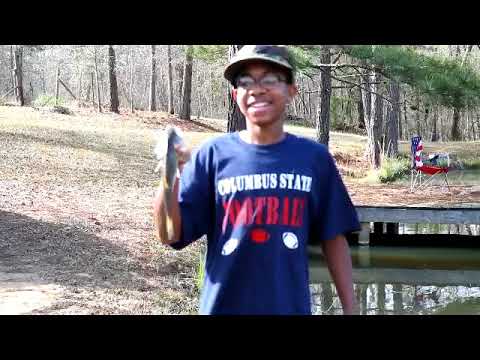 Father and son fishing fun