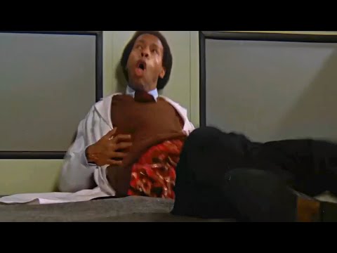 1978 - Damien: Omen 2 - Elevator Death Scene - Damien Cuts Doctor in Two - BRUTAL GORY TERRIFYING!!