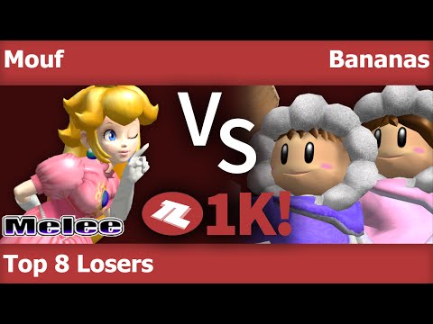 TLOC 1K  - Mouf (Peach) vs AHS | Bananas (ICs) Top 8 Losers - Melee