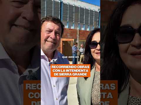 Obras con la intendenta de Sierra Grande #rionegro #gobernador #desarrollo #obras
