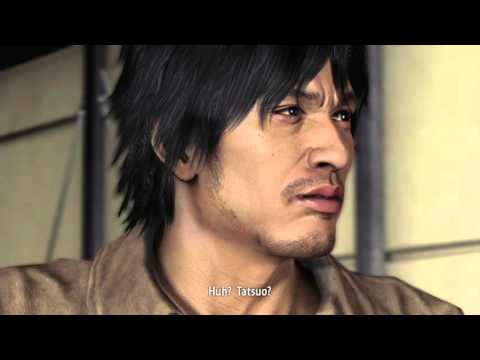 Yakuza 5 playthrough pt141 - Mystery Masked Man Revelation! Rooftop MANLY BATTLE