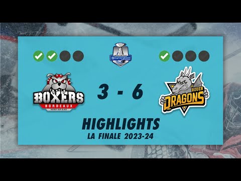 Boxers de Bordeaux 3-6 Dragons de Rouen - Highlights - Synerglace Ligue Magnus 2023/24