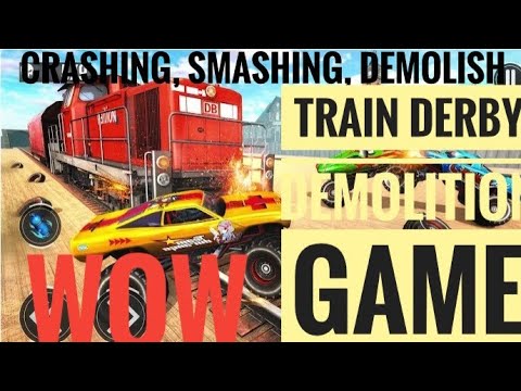 Crashing, Smashing, Demolish & Destruction Of 1×6 Monster cars and Heavy train derby.