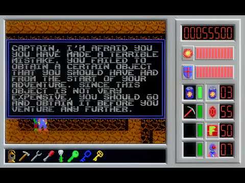 Copy protection in the game Captain Comic 2 Fractured Reality