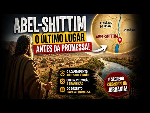 O &Uacute;ltimo Lugar Antes da Promessa &mdash; O Segredo Escondido na Jord&acirc;nia! Abel Shittim