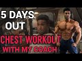 TRIP TO LA | FULL CHEST WORKOUT 5 DAYS OUT | Bhuwan Chauhan