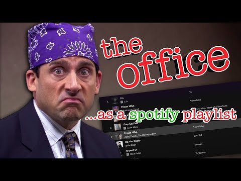 THE OFFICE But Every Word is A Song In A Spotify Playlist