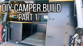 How to build a DIY Truck Camper Interior- Part 1 | TOYOTA TACOMA