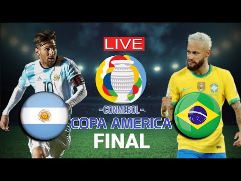 Argentina vs Brazil live Final match || Copa America Live Match 2021