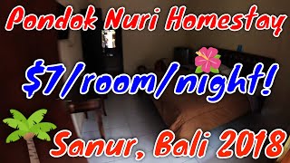 Pondok Nuri Homestay: Sanur, Bali 2018