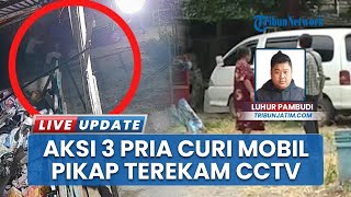 Kawanan Pencuri Mobil Pikap di Surabaya Barat Diburu Polisi Usai Aksinya Terekam CCTV
