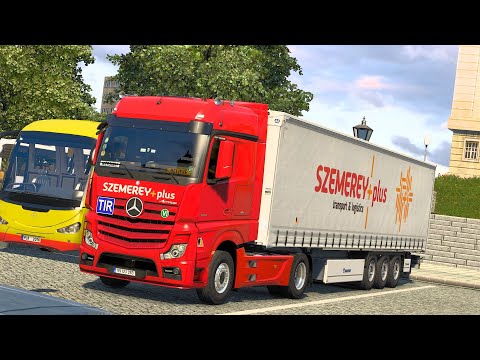 MERCEDES BENZ ACTROS MP4 1846 / LUBLİN - KOVEL | ETS2 #vlog #roleplay #realisticdriving 1.50