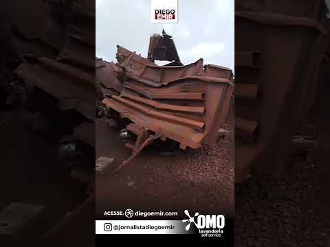 Trem da Vale descarrilha em Alto Alegre do Pindaré no Maranhão