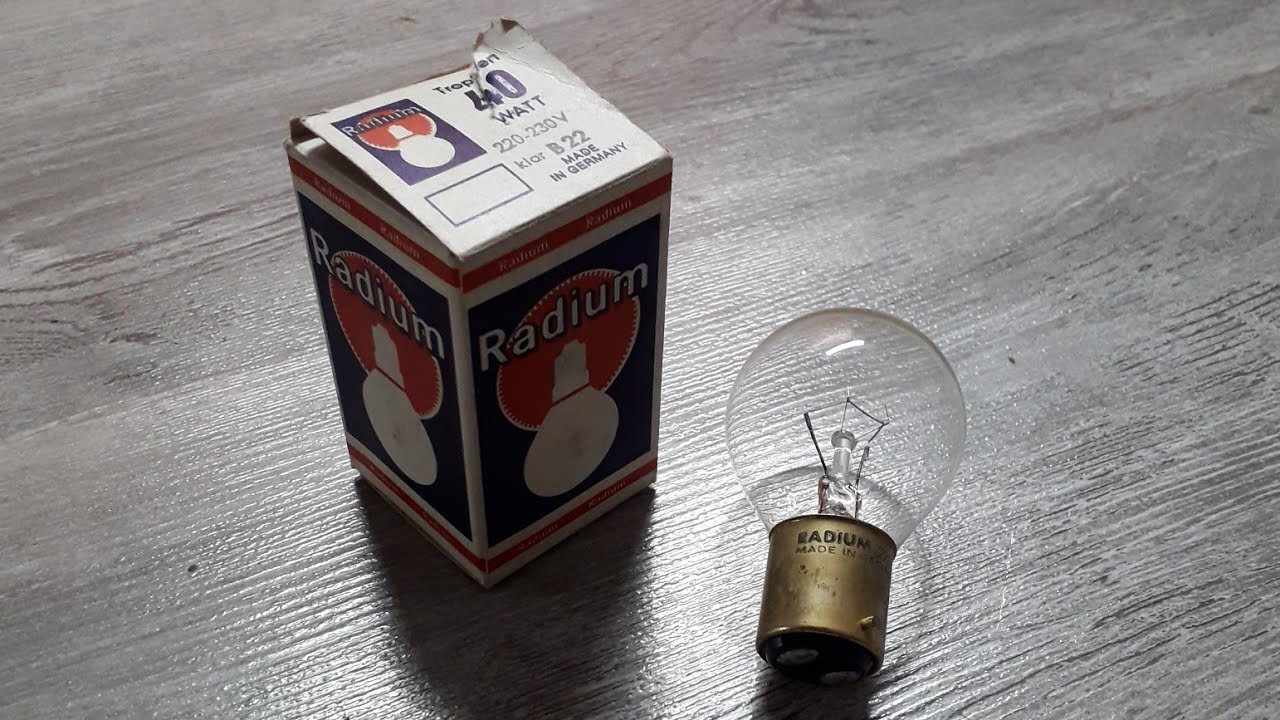 Unboxing ancienne ampoule #16