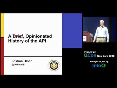 A Brief, Opinionated History of the API