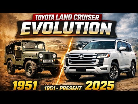 Toyota Land Cruiser Evolution (1951–2025) | 70 Years of Legendary Off-Road Dominance