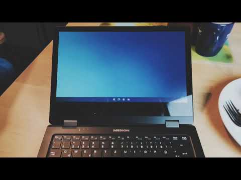 2  Windows 10X on MEDION AKOYA E2293   Logon, Start Menu, Taskbar