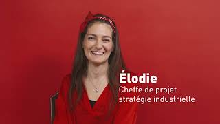 Tu as ta place - Elodie, Cheffe de projet en stratégie industrielle