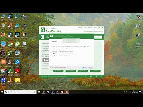 How to renew quick heal total security
