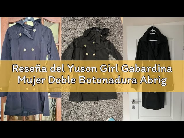 Vídeo relacionado con WHZXYDN Nuevo Abrigo De Lana Largo Y Delgado para Mujer Abrigo De Lana con Doble Botonadura Gabardina para Mujer