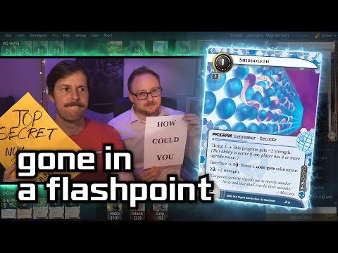 Gone in a Flashpoint - Android: Netrunner // LIVE