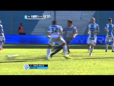 Gol de Angileri. Rafaela 1 - Godoy Cruz 4. Fecha 28. Primera División 2015. FPT