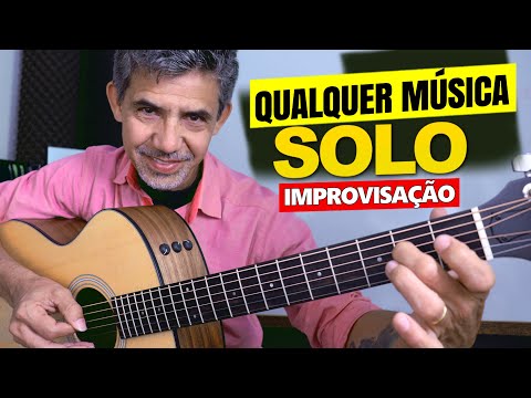Como fazer SOLO PARA QUALQUER MÚSICA - Macete para solar no violão - Prof. Sidimar Antunes🎸