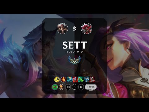 Sett Mid vs Katarina - BR Challenger Patch 13.15