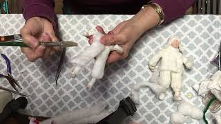 HOW TO MAKE A SPUN COTTON DOLL STEP BY STEP / 2