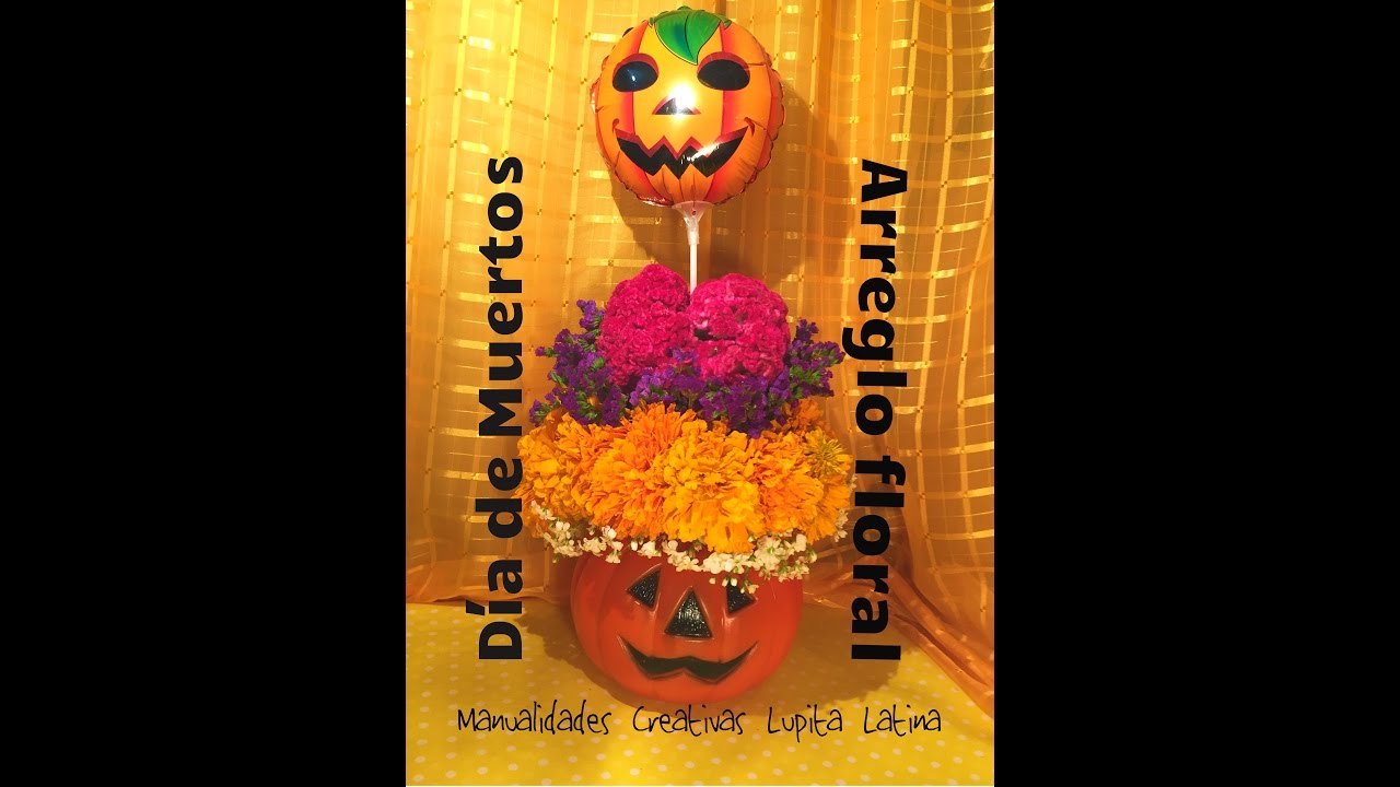 Watch DIY arreglo floral natural con cempasúchil Día de muertos flower arrangement Halloween Now DIY arreglo floral natural con cempasúchil Día de muertos flower arrangement Halloween