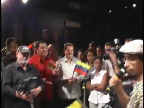 Hugo Chavez & The Welfare Poets: video by DennisFlores.com