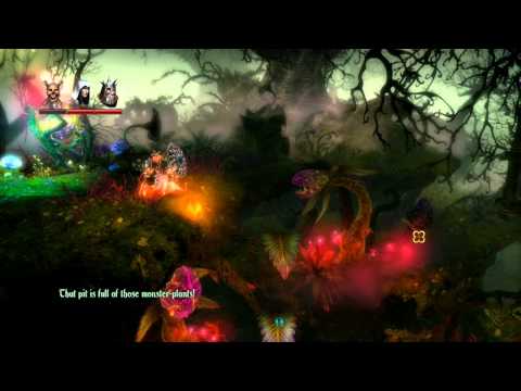 Let's Play Trine 2 (co-op) part 6 (Hushing Grove)