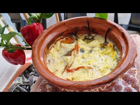 Roasted peppers with sour cream | Печени пиперки со павлака