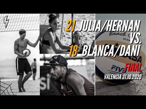 Final of Beacharena's Halloween Tournament: Julia/Hernán vs. Blanca/Dani (Valencia)