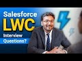 LWC Mock Interview 2025 Salesforce LWC Interview Question Answers Salesforce Developers