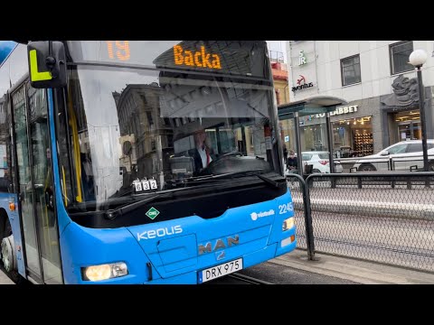 Sweden, Gothenburg, Bus 19, From Lilla Bommen To Hjalmar Brantingsgatan