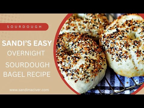Sandi's Easy Overnight Sourdough Bagels Recipe