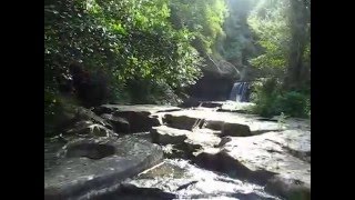 Waterfalls and 13th century olive mill in Soriano nel Cimino