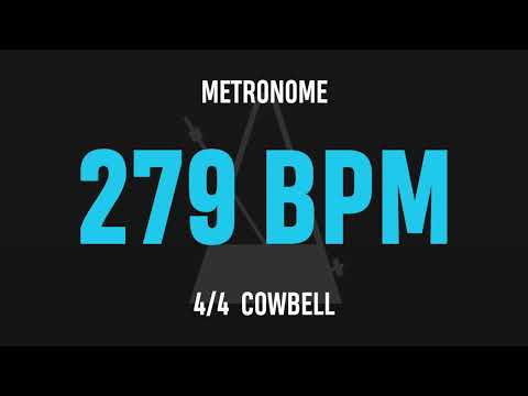 279 BPM 4/4 - Best Metronome (Cowbell)