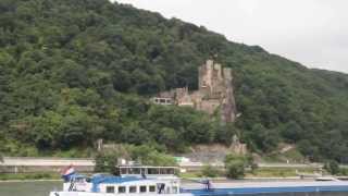 preview picture of video '世界遺産ライン川クルーズ / ラインシュタイン城 | Burg Rheinstein'