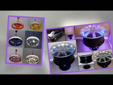 Creative recycling of car rims! Here are 20 ideas to inspire you ...