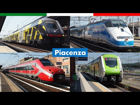 Lo Spettacolo dei treni estivi a Piacenza - Merci, Passeggeri & AV a Piacenza #2!