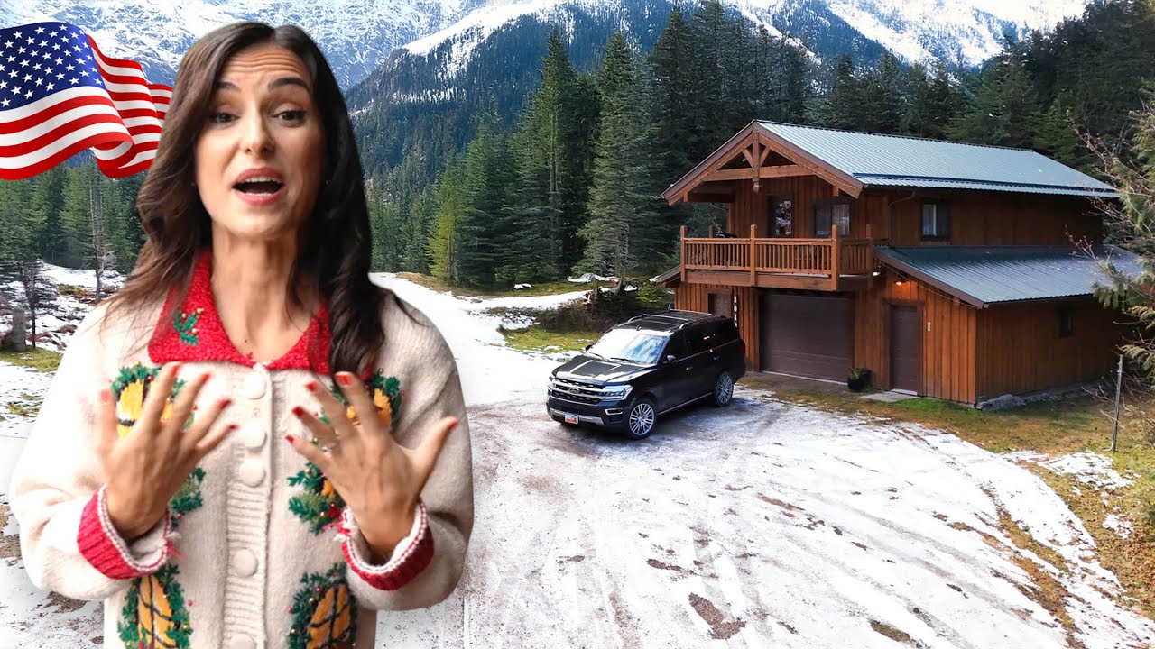 Ne-am închiriat o casă fabuloasă la munte, în America! Un Crăciun altfel 🎄