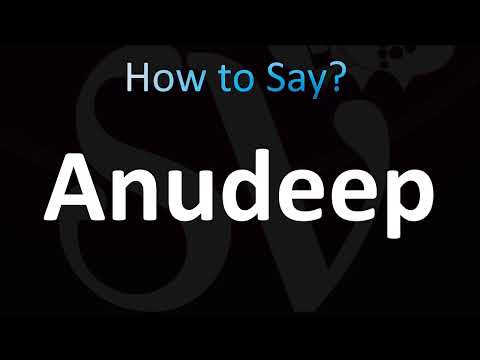 How to Pronounce Anudeep (CORRECTLY!)