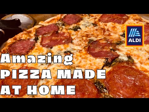 Easy, Delicious Pizza with Store Bought Dough Recipe ft Aldi Mama Cozzi Dough