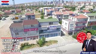 Eryaman Komple Kiralık Ticari Bina - Eğitim ve Sağlık Ruhsatına Uygundur - Ferha