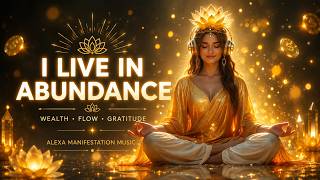 I Live In Abundance | Manifestation Music for Wealth, Gratitude & Alignment ✨