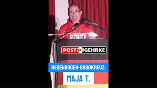 Regenbogen-Großkreuz für MAJA T. & die Hammerbande❓Politischer Aschermittwoch 2026
