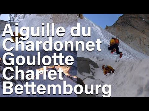 Goulotte Charlet Bettenbourg Aiguille du Chardonnet Glacier du Tour Chamonix montagne alpinisme