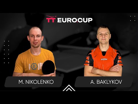 13:40 Maksym Nikolenko - Andrii Baklykov 02.08.2024 TT Euro.Cup Ukraine Star. TABLE 3